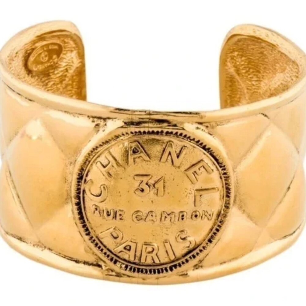 Authentic Vintage CHANEL 31 Rue Cambon Cuff Bracelet